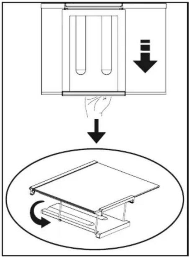 BEKO B5RCNA366LXBRW - Zusammenklappbare Weinablage - 2