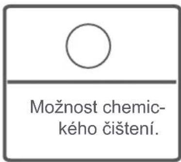 Možnost chemic- kého čištení.