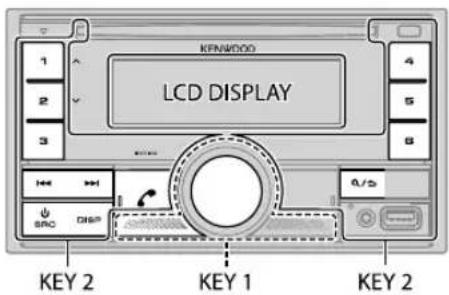 KPNWDD LCD DISPLAY KEY 2 KEY 1 KEY 2