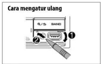 Cara mengatur ulang Q/S BAND ① ②