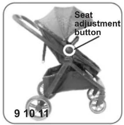 Seat adjustment button 9 10 11
