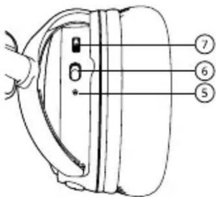 Diagram of a device's internal structure with numbered labels pointing to key components