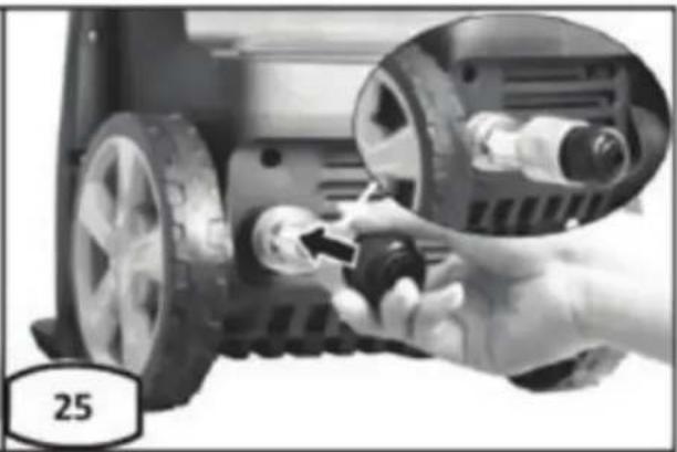 Fieldmann FDW 202205-E - Installing the inlet filter terminal - 4