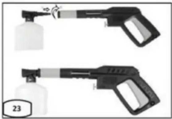 Fieldmann FDW 202205-E - Connecting the shampoo container - 1