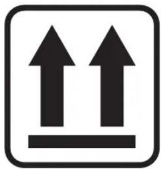 Two black upward arrows inside a rounded square border (no text or symbols)