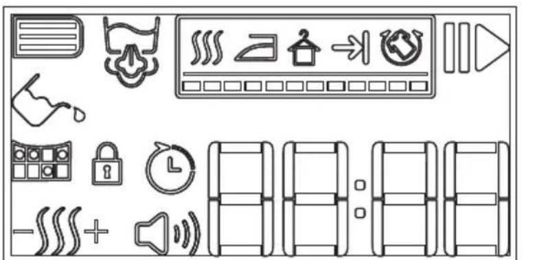 BEKO DH8544CSFRX - Symboly na obrazovke - 1