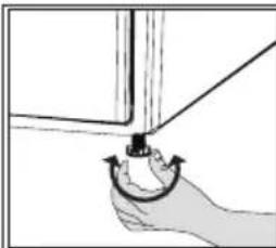 BEKO DIH7452TA - Nastavení nožiček - 1