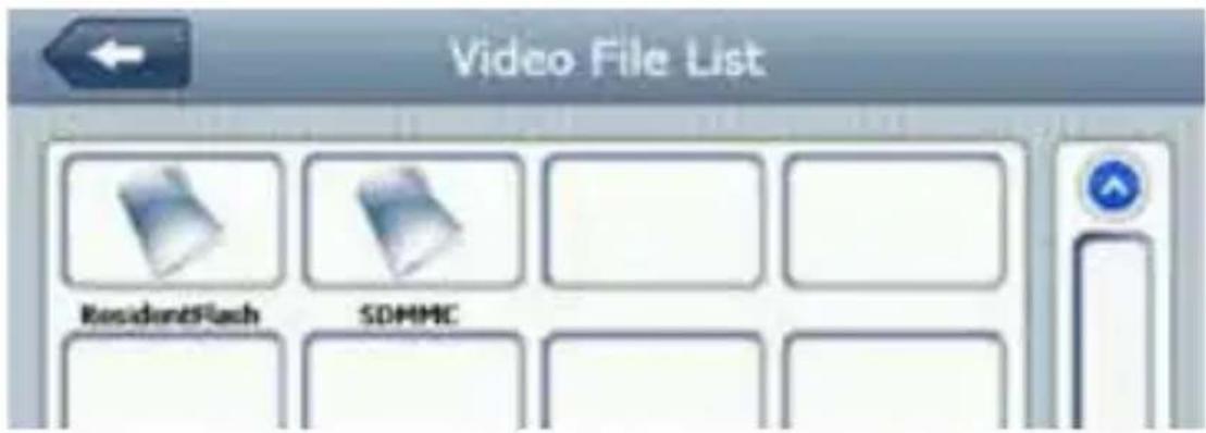 Video File List ResidentFlash SDMMC