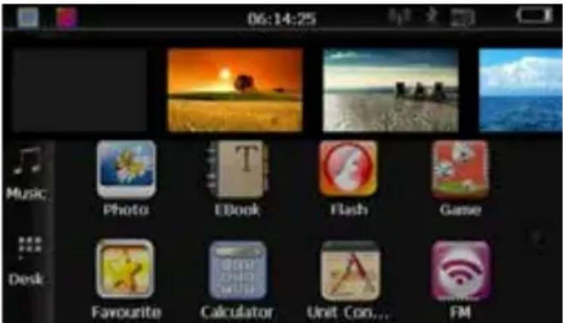06:14:25 Music Photo EBook Flash Game Desk Favourite Calculator Unit Con... FM