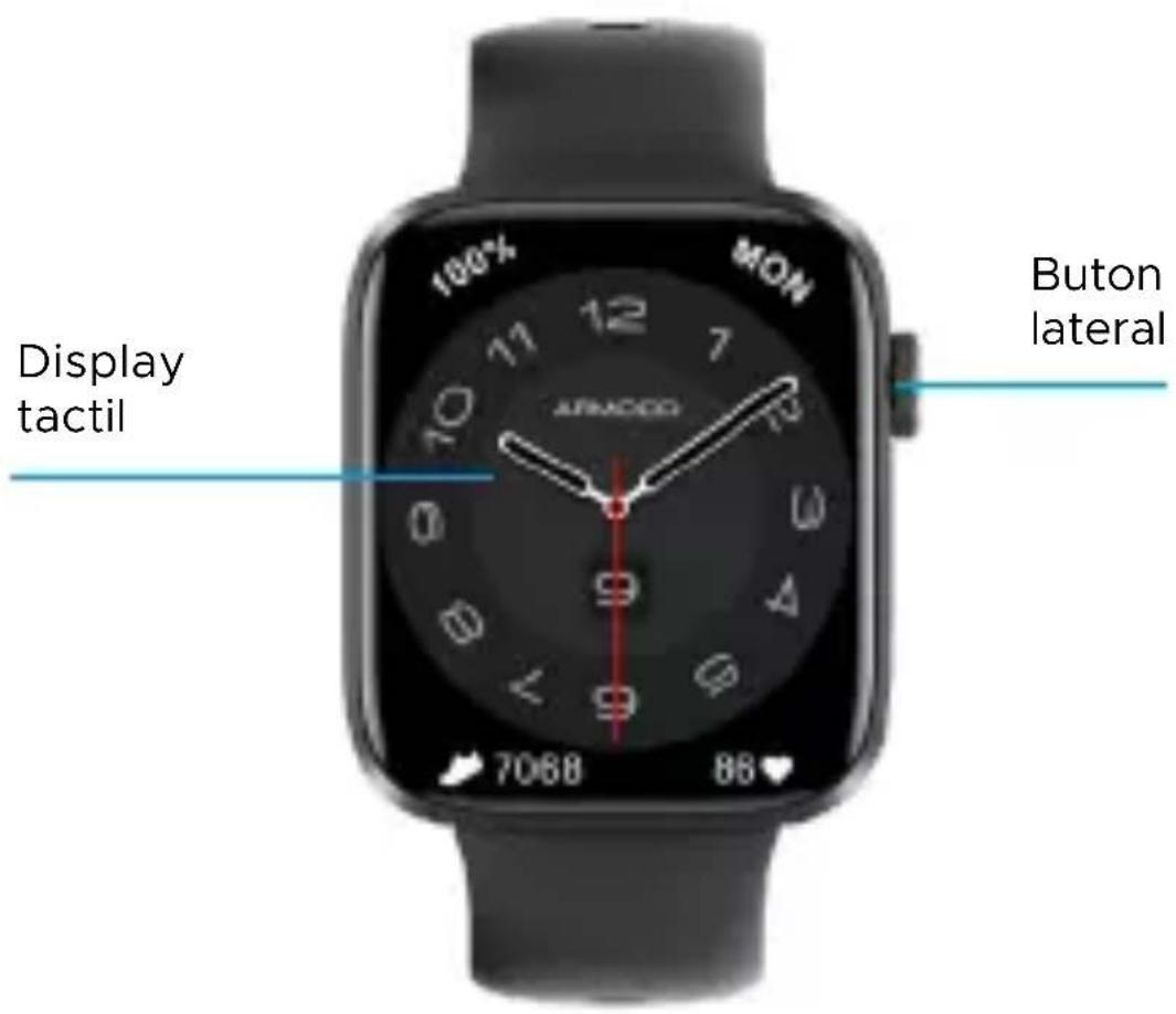 100% MON 12 7 10 13 4 9 7068 88 Buton lateral Display tactil