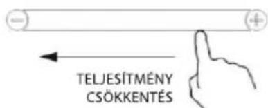 TELJESÍTMÉNY CSÖKKENTÉS