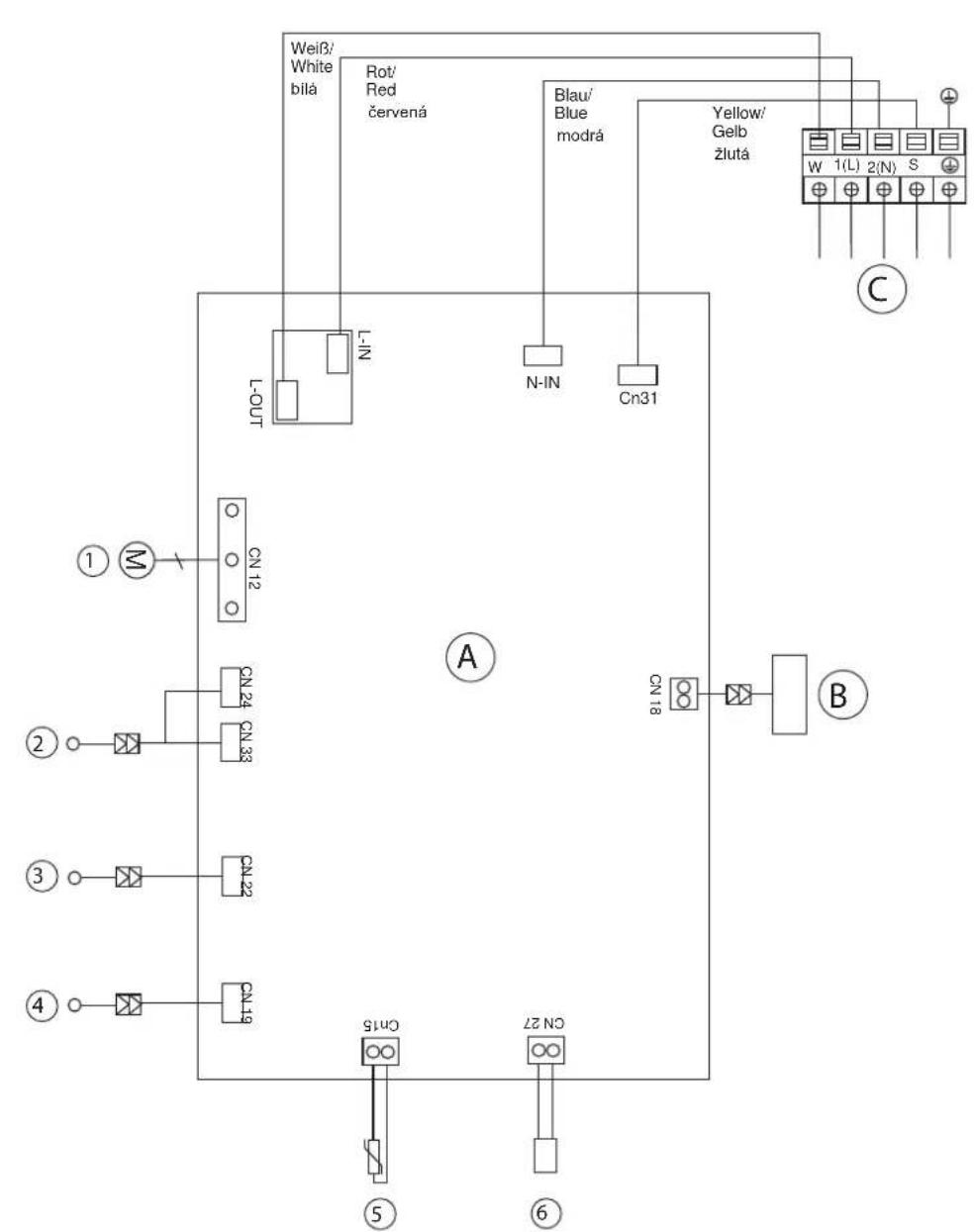 REMKO ML 525 DC - Elektrické schéma zapojení - 1