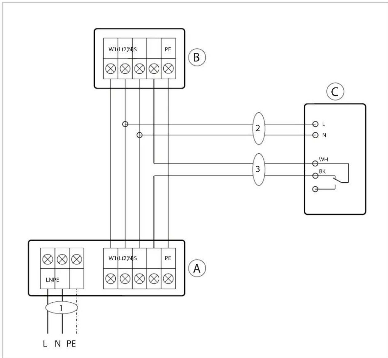 REMKO ML 525 DC - Elektrické schéma propojení - 2