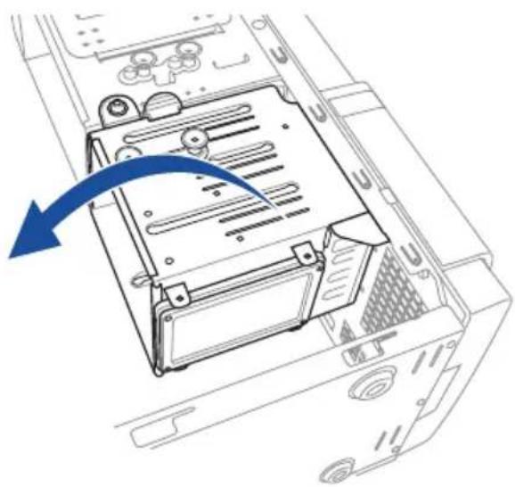 ASUS WS880T - 安裝 3.5 吋硬碟機 - 7