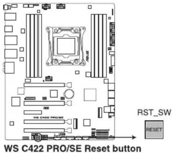 WS C422 PRO/SE Reset button RST_SW RESET