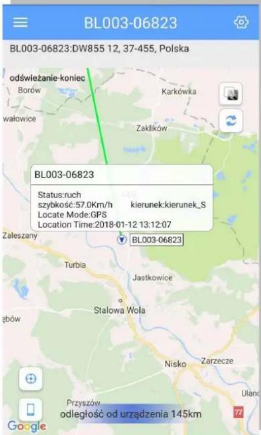 BL003-06823 BL003-06823:DW855 12, 37-455, Polska odświeżanie-koniec Borów Karkówka wałowice Zaklików BL003-06823 Status: ruch szybkość: 57.0Km/h kierunek:kierunek_S Locate Mode: GPS Location Time: 2018-01-12 13:12:07 Zaleszany BL003-06823 Turbia Jastkowice Stalowa Wola Nisko Zarzecze Przyszów odległość od urządzenia 145km Google