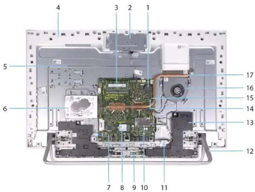 DELL Inspiron 7700 - Pohled dovnitř počítače - 1