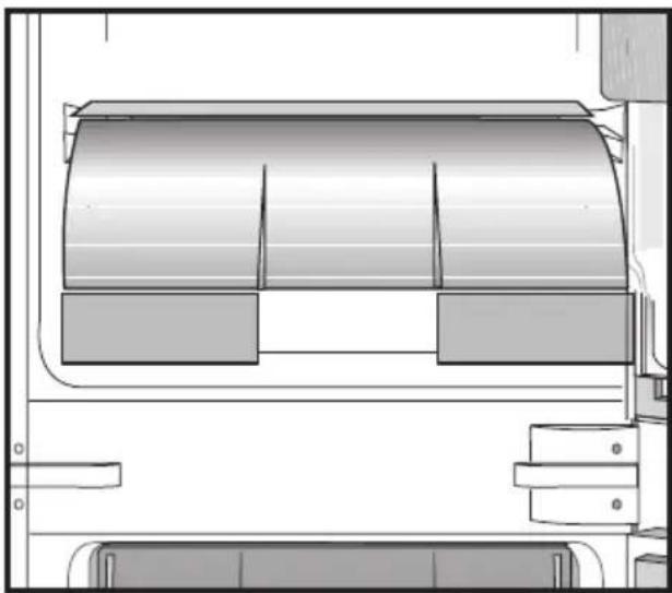BEKO CBI7703F - A) Prostor chladničky - 3