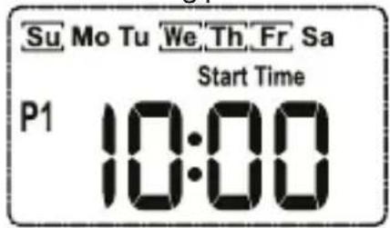 Su Mo Tu We Th Fr Sa Start Time P1 10:00
