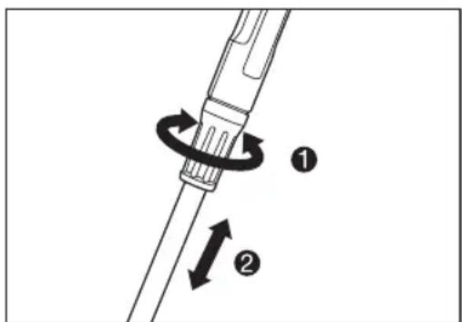 Fieldmann FZS 70105-0 - Nastavení délky jednotky (viz obr. 7) - 1