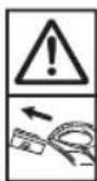 Fieldmann FZS 1005-A - EXPLANATION OF THE INSTRUCTION LABELS ON THE MACHINE - 9