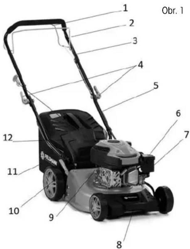 Fieldmann FZR 4210-B - POPIS SEKAČKY - 1
