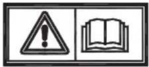 Warning symbol and open book icon side by side, indicating incorrect or invalid conditions