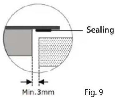 Sealing Min.3mm Fig. 9