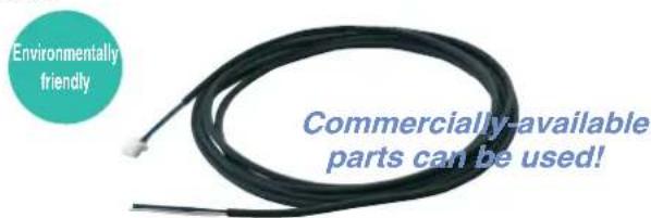 Environmentally friendly Commercially-available parts can be used!