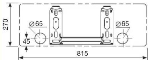 270 Ø65 45 Ø65 815