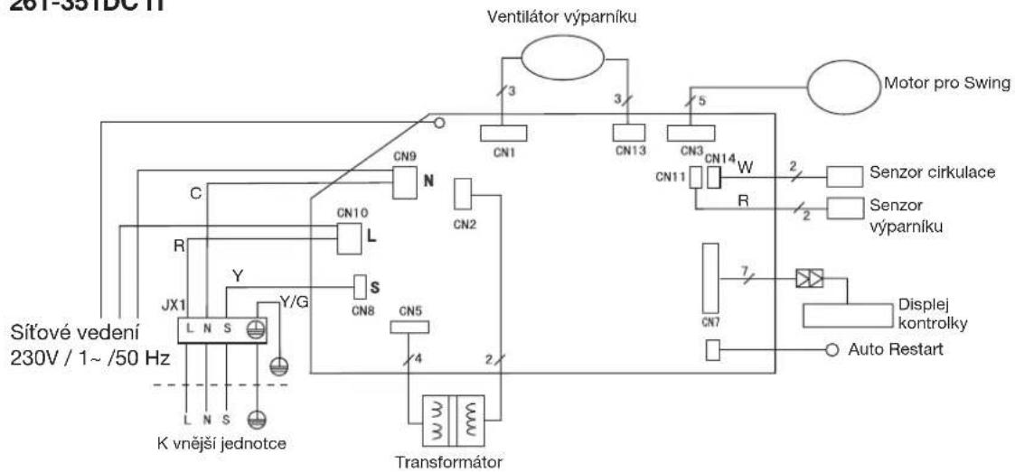 REMKO RVT 524 DC - Schéma elektrického připojení - 1