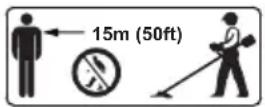 STIHL FSA 120.0 R - Safety Symbols on the Products English - 2