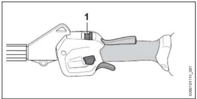STIHL FSA 120.0 R - Selecting the Power Level - 1
