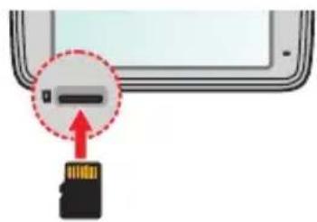 Diagram showing a USB flash drive inserted into a smartphone, with a red arrow indicating the flash output.