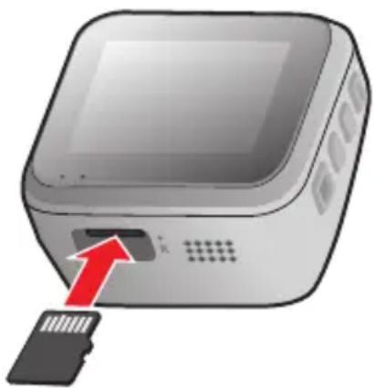 MIO MiVue C588T - Using a memory card - 1