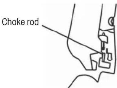Choke rod