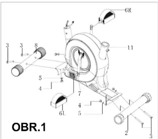 OBR.1 3 3 8 5 4 6L 7 4 5 2 3 6R 11