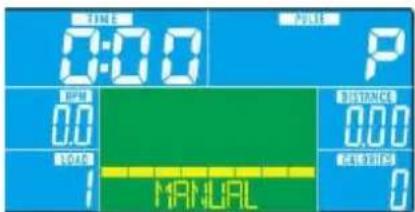 TIME 0:00 PULSE PULSE 00 1 S/245 MANUAL DISTANCE 000 FINDERS 0