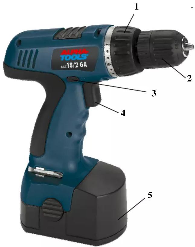 1 2 3 4 5 ALUNA TOOLS ASE 18/2 GA