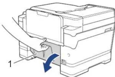BROTHER MFC-J3530DW - Papír uvíznutý v zadní části přístroje - 3