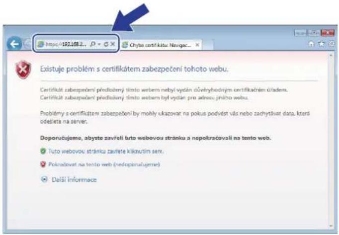 BROTHER MFC-J3530DW - Instalace certifikátu s automatickým podpisem pro uživatele systému Windows s právy správce - 2