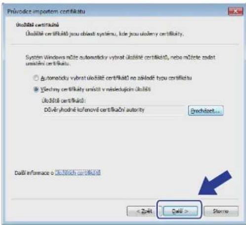 BROTHER MFC-J3530DW - Instalace certifikátu s automatickým podpisem pro uživatele systému Windows s právy správce - 8