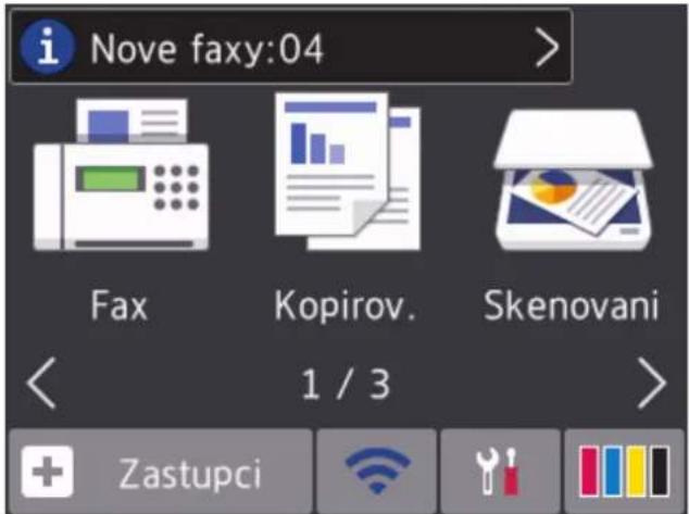 BROTHER MFC-J3530DW - Pro zobrazení nových faxů stiskněte - 2