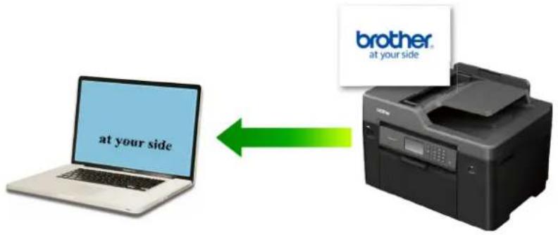BROTHER MFC-J3530DW - Skenování do upravitelného textového souboru (OCR) pomocí aplikace ControlCenter2 (Mac) - 1