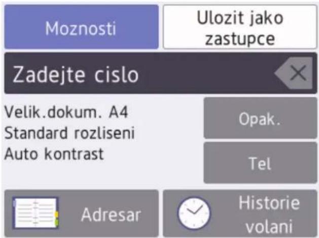 BROTHER MFC-J3530DW - Odeslání faxu z přístroje Brother - 2