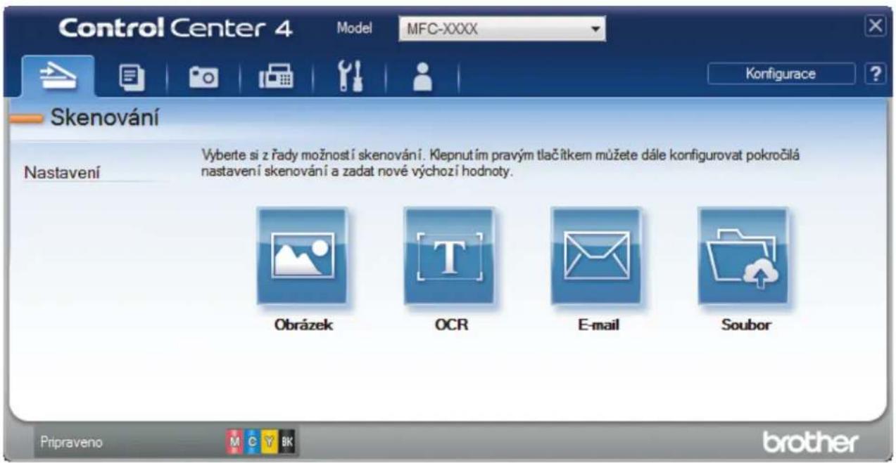 BROTHER MFC-J3530DW - Uložte naskenovaná data do složky jako soubor PDF pomocí aplikace ControlCenter4 v pokročilém režimu (Windows) - 2