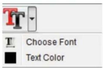 T Choose Font Text Color