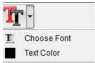 T Choose Font Text Color