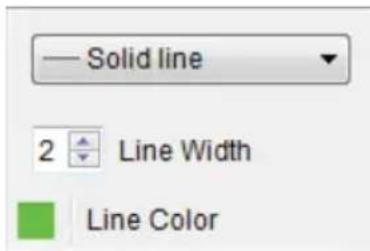 Solid line 2 Line Width Line Color
