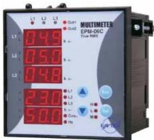 ENTES EPM-06C-96 - Panelový programovatelný multimetr - 2
